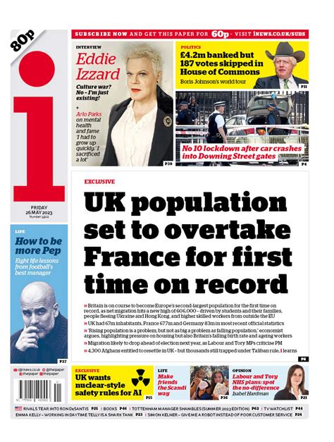 Front Pages 26th Of May 2023 Tomorrow S Papers Today