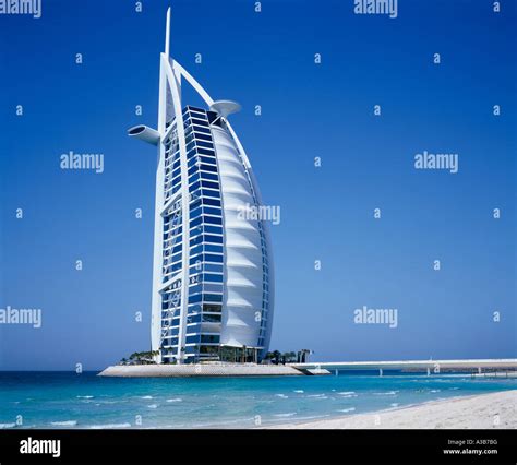 Uae Middle East Gulf State Dubai 6 Star Burj Al Arab Hotel On Jumeirah