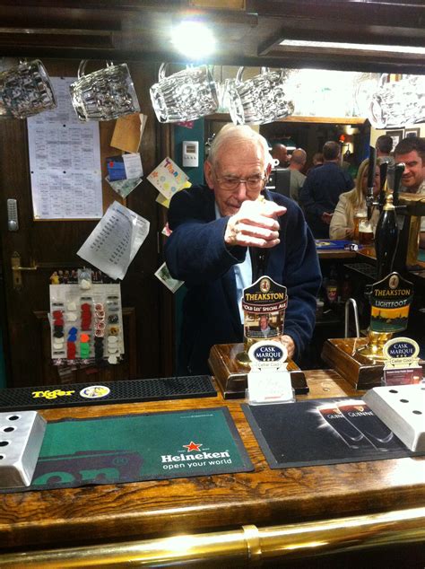 My 100 Year Old Grandad Pulling A Pint Named After Him Imgur