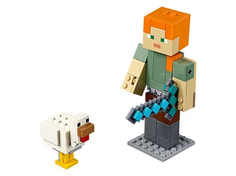 Lego Minecraft Alex Big Fig With Chicken Toys Toys At Foys