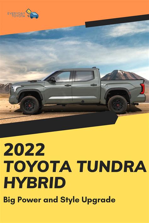 2022 Toyota Tundra Hybrid New Look More Power Full Reveal Artofit