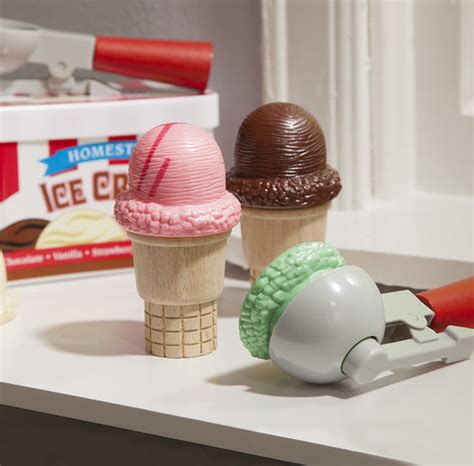 Melissa And Doug Scoop And Stack Ice Cream Cone Playset Curious Kids
