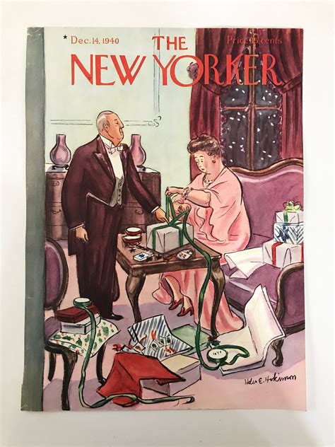 The New Yorker Magazine Original Cover Dec 14 1940 Helen Etsy
