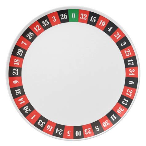 casino roulette wheel numbers plate | Zazzle.com | Roulette wheel