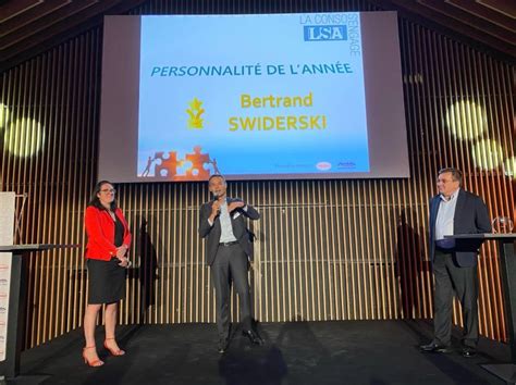 Prix de la personnalité de l année décerné à Bertrand SWIDERSKI