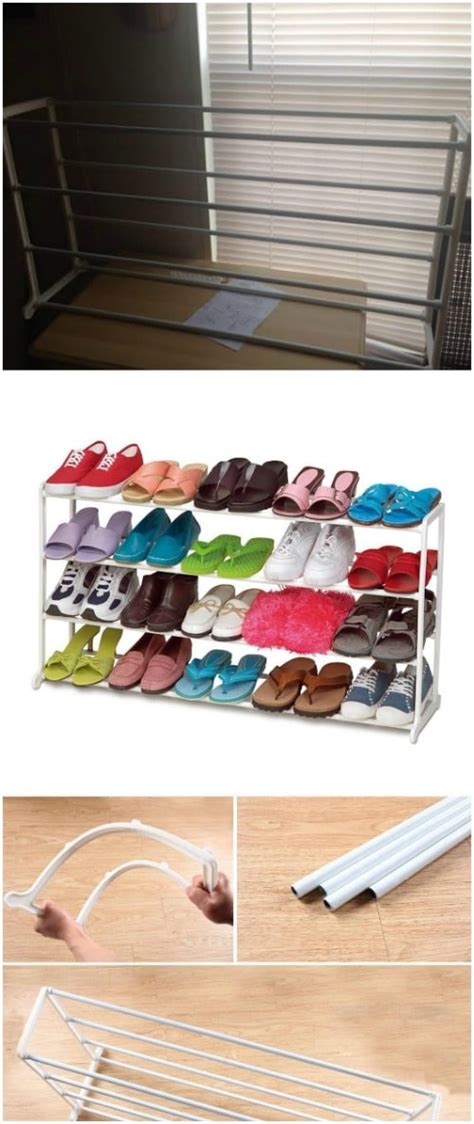 I used to keep our shoes in boxes for 3 reasons: 10 Clever and Easy Ways to Organize Your Shoes - DIY & Crafts