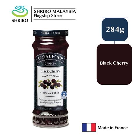 St Dalfour Fruit Spread Black Cherry 284g Shopee Malaysia
