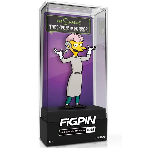 The Simpsons Treehouse Of Horror Mad Scientist Mr Burns Figpin Classic
