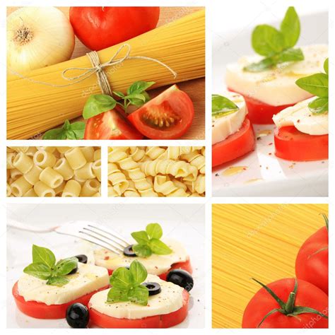 Italian Food Collage — Stock Photo © Jrpstudio 7116560