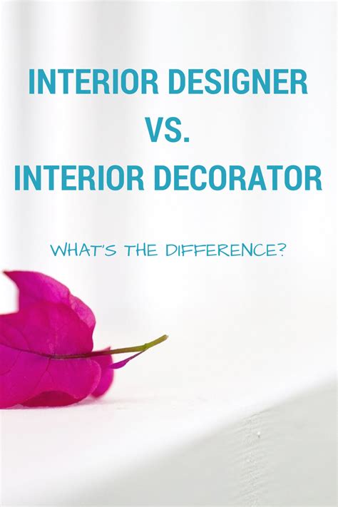 Whats The Difference Between An Interior Designer And An Interior