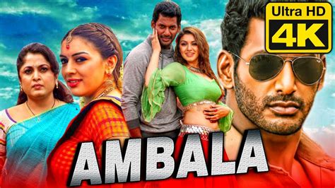 Ambala 4k Ultra Hd Tamil Action Hindi Dubbed Full Movie Vishal