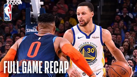 Thunder thursday, may 6 7:00 p.m.chase center. WARRIORS vs THUNDER | Stephen Curry Leads Golden State ...