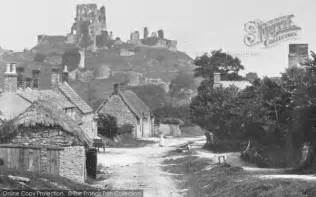 Photo Of Corfe Castle 1890 Francis Frith