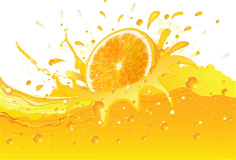 Orange Juice Splash Png Transparent Images