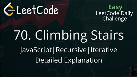 70 Climbing Stairs JavaScript LeetCode Daily Challenge Iteration