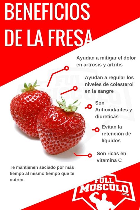 Propiedades Y Beneficios De La Fresa Healthy Facts Health And