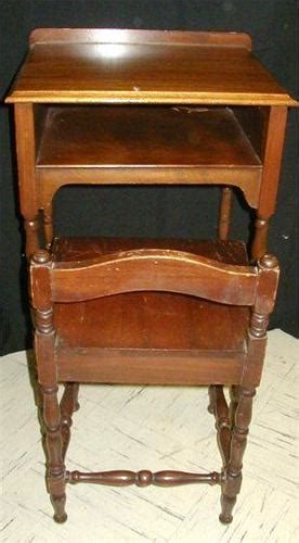 Eventually, the telephone table and chair combination was born. Antique Telephone Table w/Separate Chair