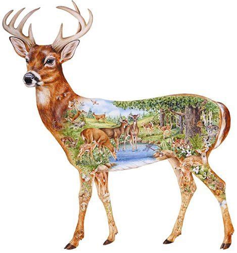 The united states of america borders canada in the north, and mexico in the south. White Tailed Deer Gifts and Collectibles - Kritters in the ...