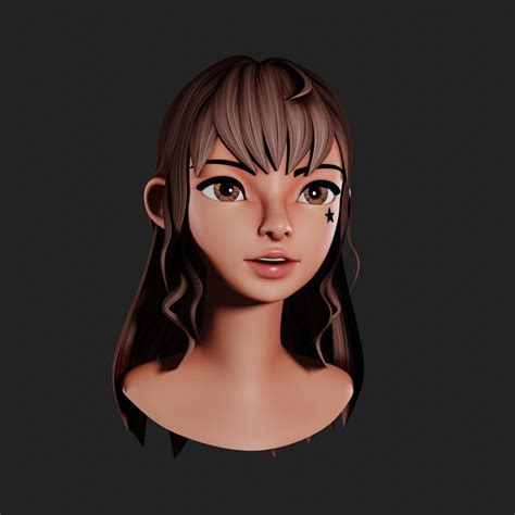 D Model Cc Character Stylized Vr Ar Low Poly Cgtrader My Xxx Hot Girl