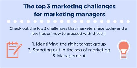 The Top 3 Marketing Challenges For Marketing Managers And What To Do