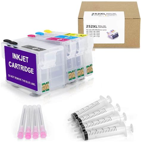 Empty Sublimation Ink Cartridges Refillable For Wf