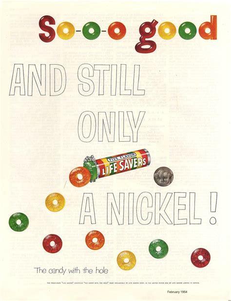 Nickel Life Savers Ad Retro Candy Vintage Candy Vintage Life Vintage Stuff Altoids Sours