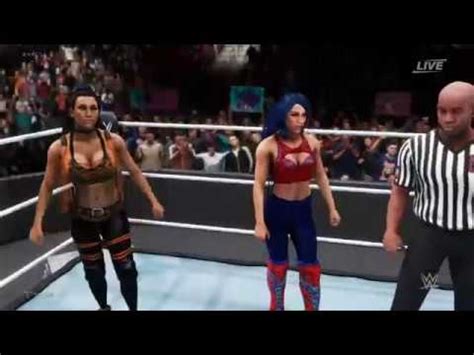 Tags #wwe2k19 #wwe #tnaimpact #womenswrestling #ajlee #sashabanks #bayley #charlotteflair #beckylynch #alexabliss #carmella #. WWE Carmella and Sasha Banks vs Molly Holly and Alexa ...