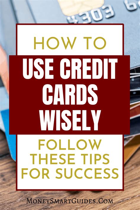 Once you have a better understanding of how credit cards work and how to. How To Use Credit Cards Wisely In 2021 - MoneySmartGuides.com