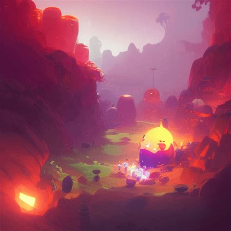 Slime Rancher Night Hyperdetailed Concept Art · Creative Fabrica