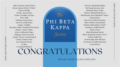 Congratulations To The Phi Beta Kappa Initiates Unc Department Of