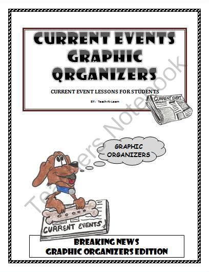 Current Events Graphic Organizers 5 In Packet From Teachlearn On