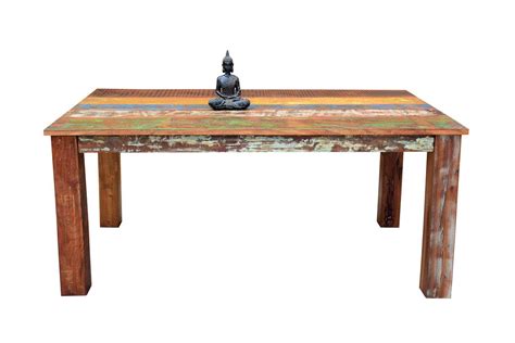 Spend this time at home to refresh your home decor style! Buy Nolan reclaimed 6 seater wooden dining table set with ...