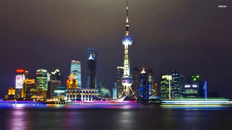 Beautiful Shanghai Wallpaper Shanghai Skyline 629357 Hd
