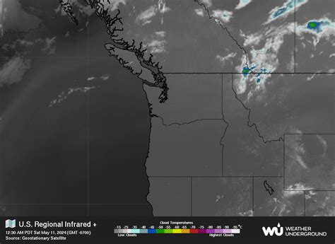 Weather Satellite Imagery For Pacific Northwest Northwest Weather Network