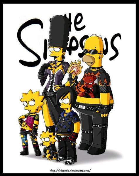 Punk Simpsons Marge Simpson Simpsons Drawings Simpsons Art Morbider Humor Cartoon Characters