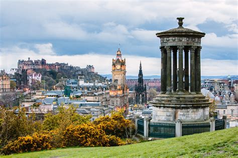 The View From Calton Hill Edinburgh Scotland Wt Journal