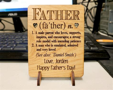 Getting a personalized gift is a good start, but the key to finding the perfect father's day gift for dad requires 3 important steps Definition of the Perfect Dad Personalized Fathers Day ...