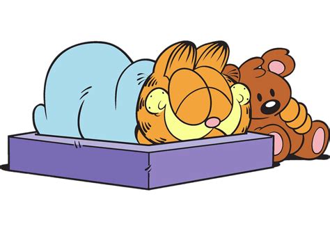 Garfield Sleeping Garfield Sleeping Garfield Cartoon Garfield Comics