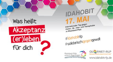 Allerdings erleben wir seit ein paar jahren rückschritte und einen rechtsruck. IDAHOBIT 2020 - Akzeptanz (er)leben! | Queer Devils e.V.