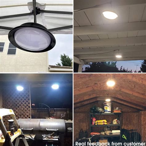 Solar Lights Indoor Outdoor Dual Color Switchable Solar Shed Light With