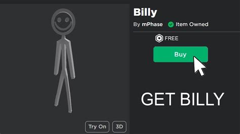 Get Billy In Roblox Free Youtube