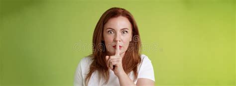 Hush Not Say That Worried Shocked Redhead Middle Aged Wife Demand Keep