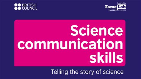 Science Communication Toolkit Telling The Story Of Science British