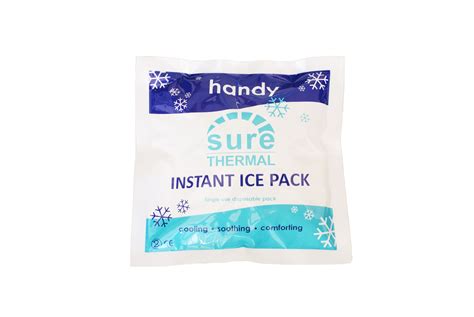 Small Mini Instant Ice Pack Pack Of 10 First Rescue Training And