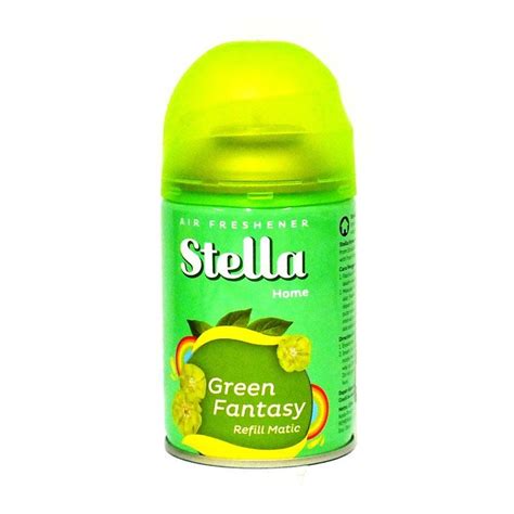 Jual Stella Matic Green Fantasy Pengharum Ruangan [225 Ml Kemasan Kaleng Refill] Di Seller