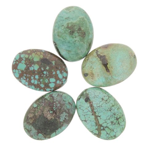 Oval Cabochon 25x18mm Genuine Turquoise X1 Perles And Co