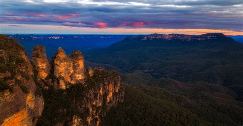 Blue Mountains Sunset Sunset In The Blue Mountains West Of Flickr