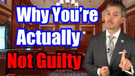 Youre Supposed To Plead Not Guilty Even If You Did It Youtube