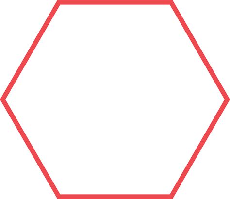 Hexagon Shape Clipart Free Download Best Hexagon Shape Red Hexagon
