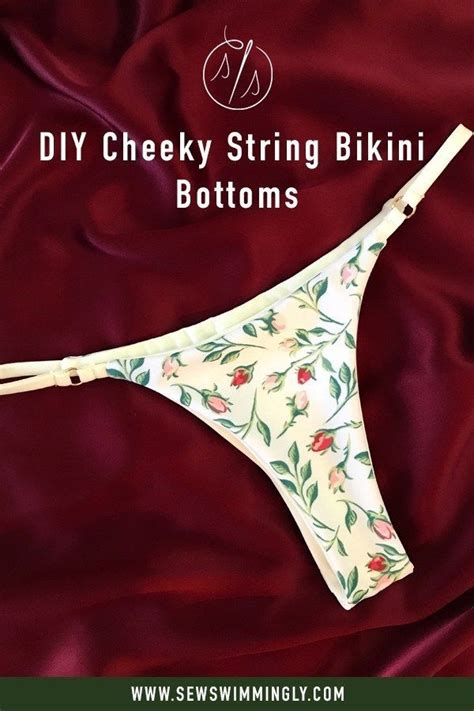 Reversible Bikini Bottoms Sewing Pdf Pattern Download Easy Begginer Sewing Needlecraft Craft